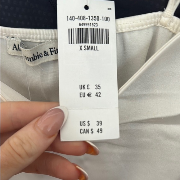 Ambercrombie White tie Spaghetti Strap Top - Picture 6 of 6